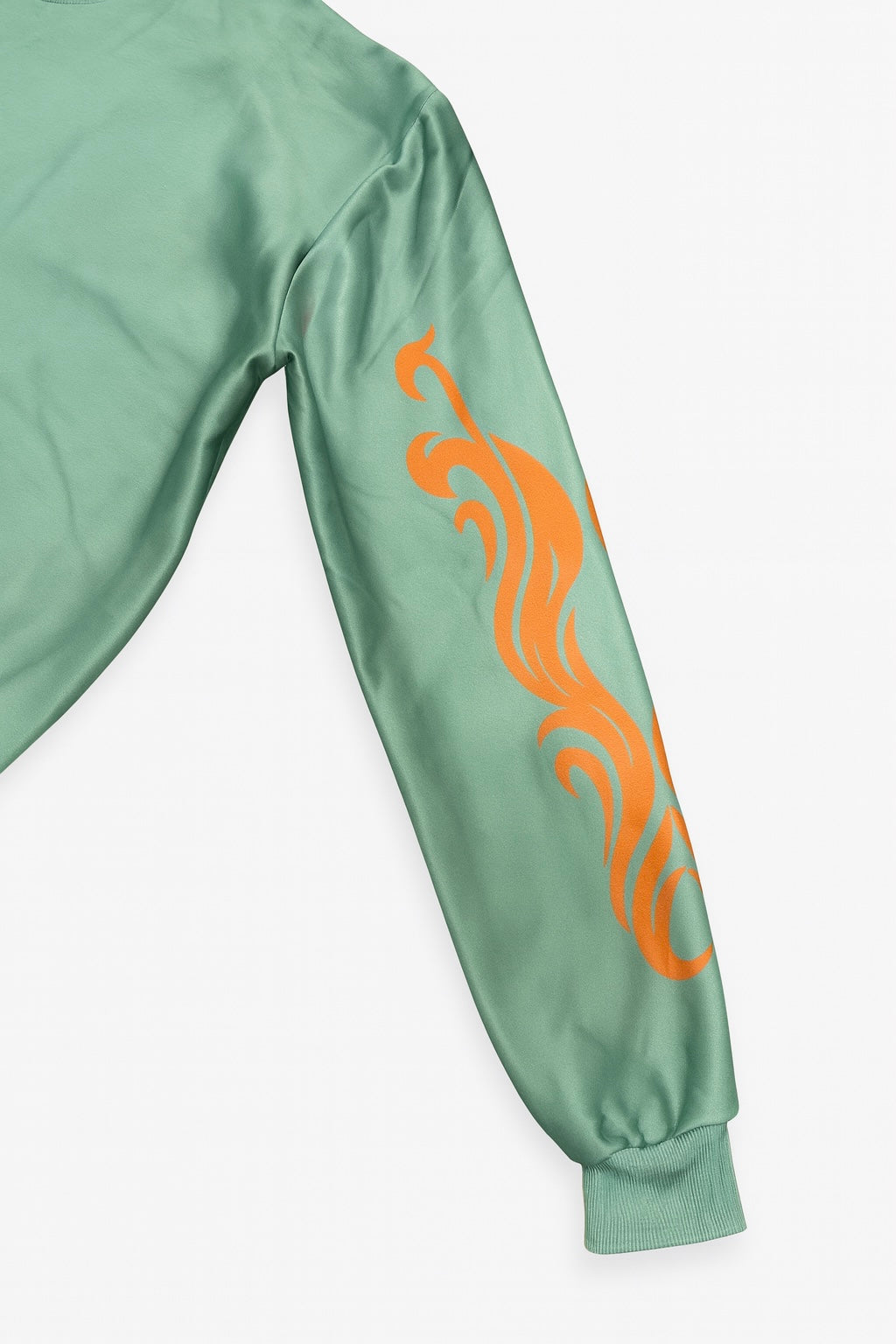 LamKai Dual Shark Wave Hoodie – Sage Green