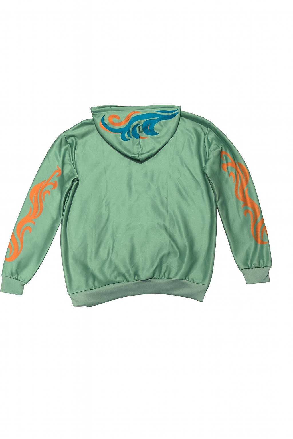 LamKai Dual Shark Wave Hoodie – Sage Green
