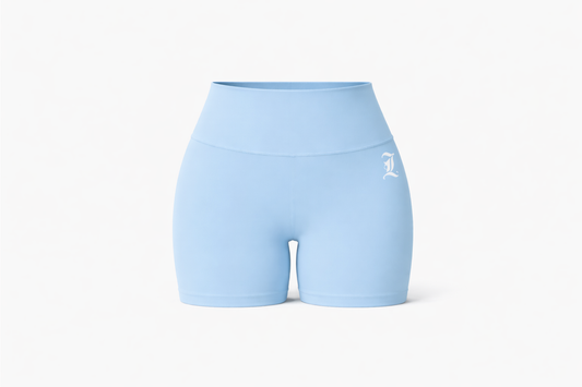 LamKai Celestial Blue Sculpt Shorts