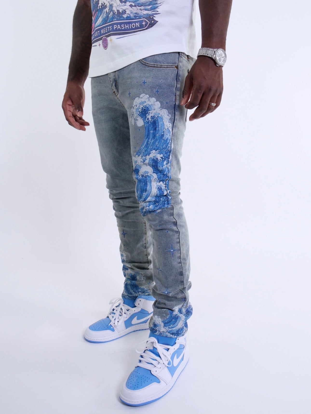 Icewaves blue classic Jeans