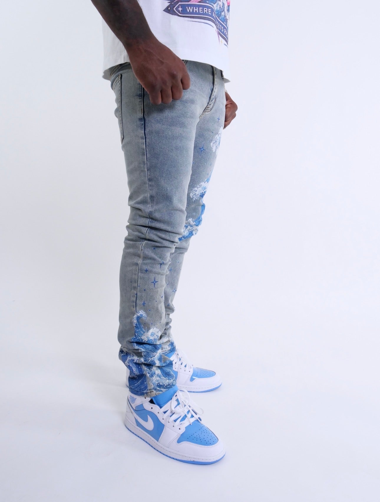 Icewaves blue classic Jeans