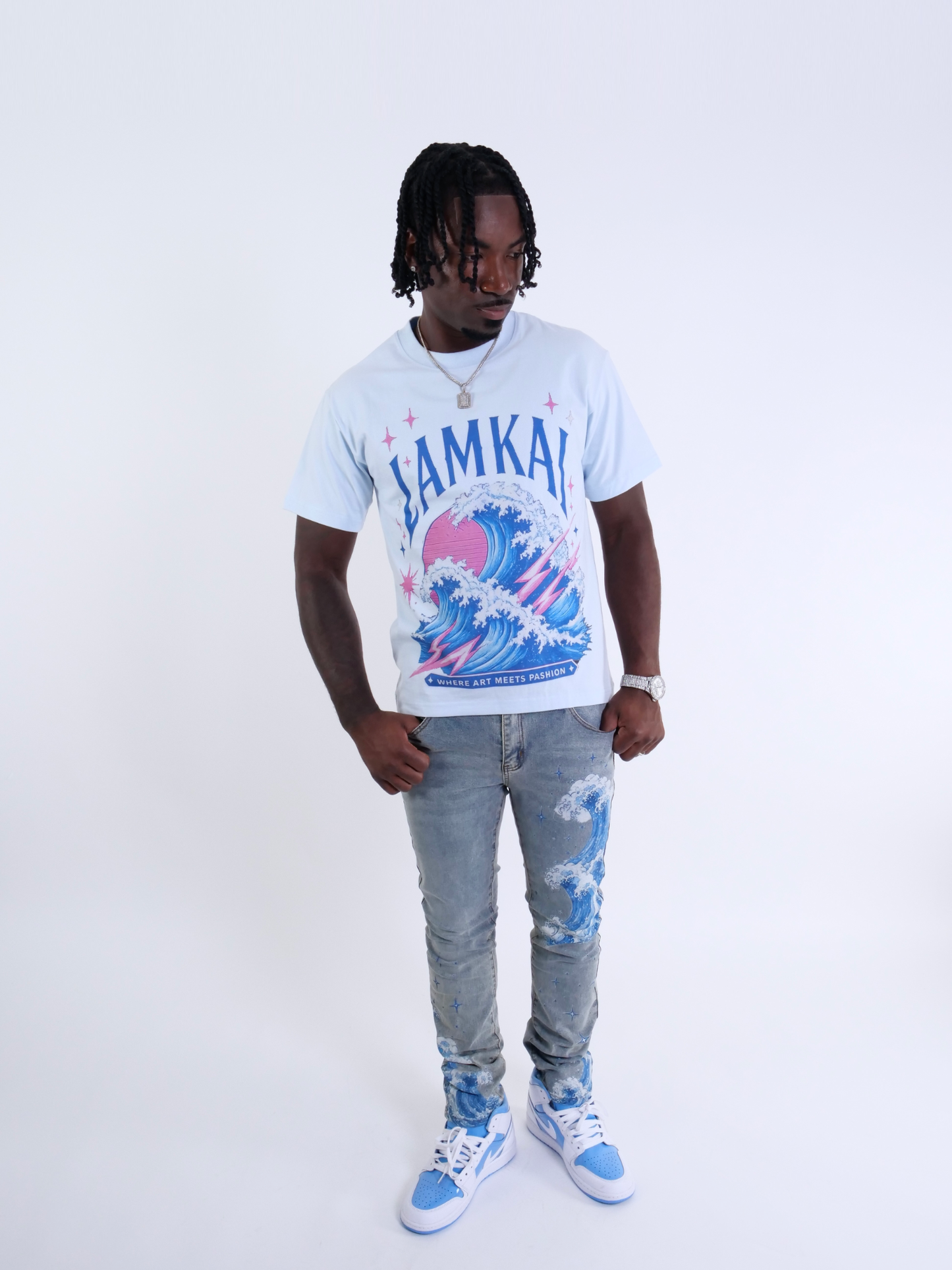 Lamkai Classic Ocean Waves Tee