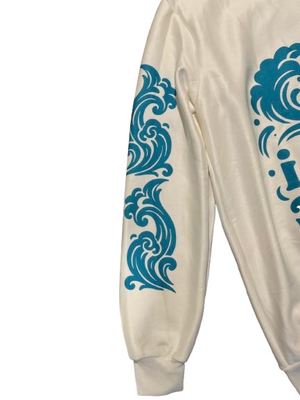 LamKai Classic Fit Shark Wave Hoodie